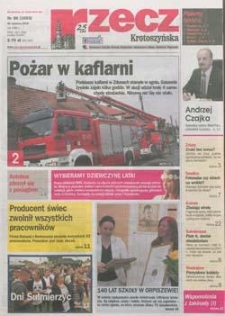 Rzecz Krotoszyńska 2015.06.30 Nr26(1053)