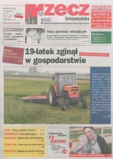 Rzecz Krotoszyńska 2016.08.09 Nr32(1111)