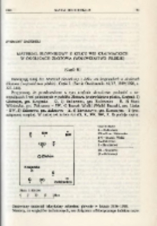 Materiał słownikowy z kilku wsi krajniackich w okolicach Złotowa (wojew&oacute;dztwo pilskie)