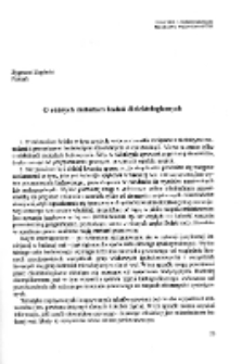 O różnych metodach badań dialektologicznych