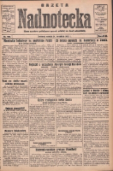 Gazeta Nadnotecka: pismo narodowe poświęcone sprawie polskiej na ziemi nadnoteckiej 1932.09.24 R.12 Nr220