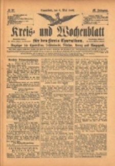 Kreis- und Wochenblatt für den Kreis Czarnikau: Anzeiger für Czarnikau, Schönlanke, Filehne, Kreuz, und Umgegend. 1899.05.06 Jg.47 Nr53