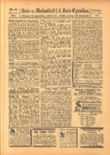 Kreis- und Wochenblatt für den Kreis Czarnikau: Anzeiger für Czarnikau, Schönlanke, Filehne, Kreuz, und Umgegend. 1899.05.11 Jg.47 Nr55