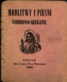 Modlitwy i pieśni narodowo-religijne.