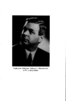 Profesor Tadeusz Zdancewicz – uczony, przyjaciel, kolega