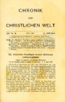 Chronik der christlichen Welt. 1907.05.02 Jg.17 Nr.18