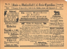 Kreis- und Wochenblatt für den Kreis Czarnikau: Anzeiger für Czarnikau, Schönlanke, Filehne, Kreuz, und Umgegend. 1899.07.15 Jg.47 Nr81