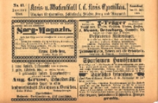 Kreis- und Wochenblatt für den Kreis Czarnikau: Anzeiger für Czarnikau, Schönlanke, Filehne, Kreuz, und Umgegend. 1899.07.29 Jg.47 Nr87