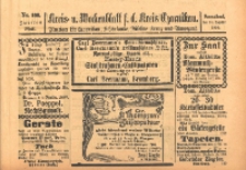 Kreis- und Wochenblatt für den Kreis Czarnikau: Anzeiger für Czarnikau, Schönlanke, Filehne, Kreuz, und Umgegend. 1899.09.16 Jg.47 Nr108