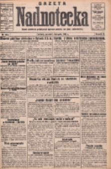 Gazeta Nadnotecka: pismo narodowe poświęcone sprawie polskiej na ziemi nadnoteckiej 1932.11.05 R.12 Nr255