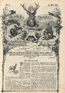 Der Deutsche Jäger 1894 Nr8