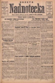 Gazeta Nadnotecka: pismo narodowe poświęcone sprawie polskiej na ziemi nadnoteckiej 1932.12.01 R.12 Nr277