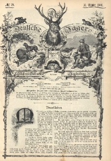 Der Deutsche Jäger 1900 Nr29