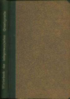 Wörterbuch der indogermanischen Grundsprache in ihrem Bestande vor der Völkertrennung : ein sprachgeschichtlicher Versuch / von F. C. August Fick mit einem Vorwort von Theod. Benfey.