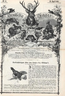 Der Deutsche Jäger 1903 Nr12
