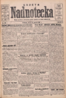Gazeta Nadnotecka: pismo narodowe poświęcone sprawie polskiej na ziemi nadnoteckiej 1932.12.24 R.12 Nr296