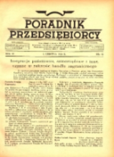 Poradnik Przedsiębiorcy 1936.06.01 R.4 Nr11
