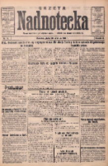Gazeta Nadnotecka: pismo narodowe poświęcone sprawie polskiej na ziemi nadnoteckiej 1933.01.20 R.13 Nr16