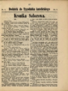 Dodatek do "Tygodnika Katolickiego" : Kronika Soborowa. R. 1870, nr 9