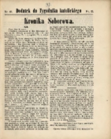 Dodatek do "Tygodnika Katolickiego" : Kronika Soborowa. R. 1870, nr 12
