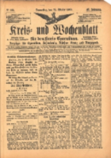 Kreis- und Wochenblatt für den Kreis Czarnikau: Anzeiger für Czarnikau, Schönlanke, Filehne, Kreuz, und Umgegend. 1899.10.12 Jg.47 Nr119