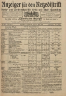 Anzeiger für den Netzedistrikt Kreis- und Wochenblatt für Kreis und Stadt Czarnikau 1911.04.22 Jg.59 Nr48