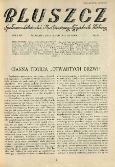 Bluszcz. Społeczno literacki ilustrowany tygodnik kobiecy 1931.04.18 R.64 nr16
