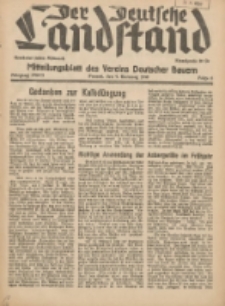 Der Deutsche Landstand: Mitteilungsblatt des Vereins Deutscher Bauern 1938.02.09 Jg.2 F.6