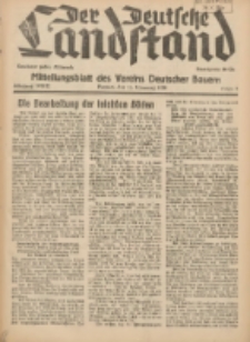 Der Deutsche Landstand: Mitteilungsblatt des Vereins Deutscher Bauern 1938.02.16 Jg.2 F.7