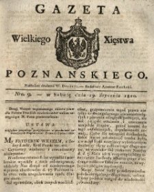 Gazeta Wielkiego Xięstwa Poznańskiego 1820.01.29 Nr9
