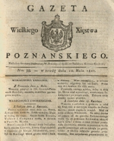 Gazeta Wielkiego Xięstwa Poznańskiego 1820.05.10 Nr38