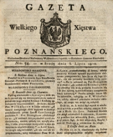 Gazeta Wielkiego Xięstwa Poznańskiego 1820.07.05 Nr54