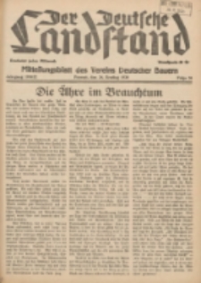 Der Deutsche Landstand: Mitteilungsblatt des Vereins Deutscher Bauern 1938.08.24 Jg.2 F.34