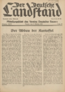 Der Deutsche Landstand: Mitteilungsblatt des Vereins Deutscher Bauern 1938.10.05 Jg.2 F.40