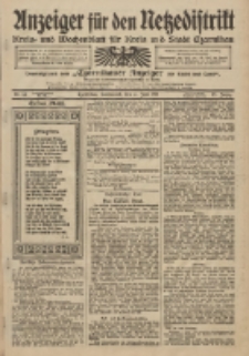 Anzeiger für den Netzedistrikt Kreis- und Wochenblatt für Kreis und Stadt Czarnikau 1911.06.03 Jg.59 Nr66