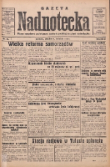 Gazeta Nadnotecka: pismo narodowe poświęcone sprawie polskiej na ziemi nadnoteckiej 1933.04.09 R.13 Nr83