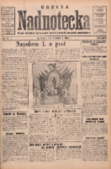 Gazeta Nadnotecka: pismo narodowe poświęcone sprawie polskiej na ziemi nadnoteckiej 1933.04.14 R.13 Nr87