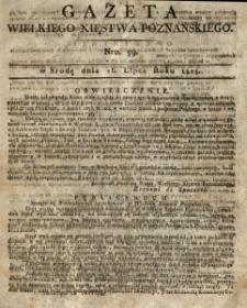 Gazeta Wielkiego Xięstwa Poznańskiego 1815.07.26 Nr59