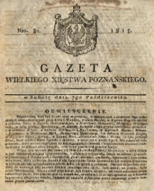 Gazeta Wielkiego Xięstwa Poznańskiego 1815.10.07 Nr80