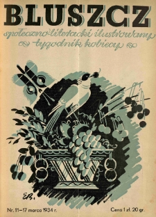Bluszcz. Społeczno literacki ilustrowany tygodnik kobiecy 1934.03.17 R.67 nr11