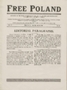 Free Poland: the truth about Poland and her peoplepublished by the Polish National Council of America 1919.09.16 Vol.5 Nr24