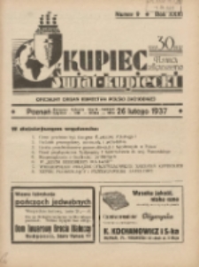 Kupiec-Świat Kupiecki; pisma złączone; oficjalny organ kupiectwa Polski Zachodniej 1937.02.26 R.31 Nr9
