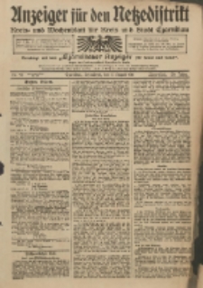 Anzeiger für den Netzedistrikt Kreis- und Wochenblatt für Kreis und Stadt Czarnikau 1911.08.05 Jg.59 Nr92