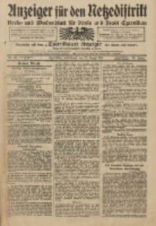 Anzeiger für den Netzedistrikt Kreis- und Wochenblatt für Kreis und Stadt Czarnikau 1911.08.12 Jg.59 Nr95