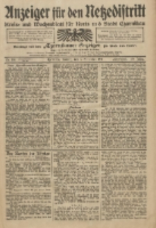 Anzeiger für den Netzedistrikt Kreis- und Wochenblatt für Kreis und Stadt Czarnikau 1911.09.03 Jg.59 Nr105