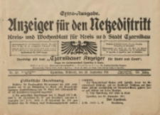 Anzeiger für den Netzedistrikt Kreis- und Wochenblatt für Kreis und Stadt Czarnikau 1911.09.20 Jg.59 Nr113
