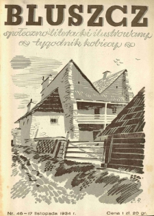 Bluszcz. Społeczno literacki ilustrowany tygodnik kobiecy 1934.11.17 R.67 nr46