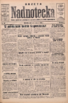 Gazeta Nadnotecka: pismo narodowe poświęcone sprawie polskiej na ziemi nadnoteckiej 1933.08.04 R.13 Nr177