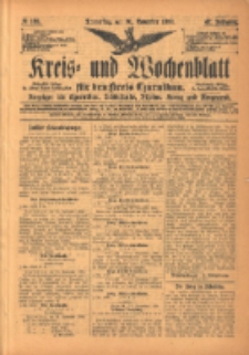 Kreis- und Wochenblatt für den Kreis Czarnikau: Anzeiger für Czarnikau, Schönlanke, Filehne, Kreuz, und Umgegend. 1899.11.30 Jg.47 Nr139