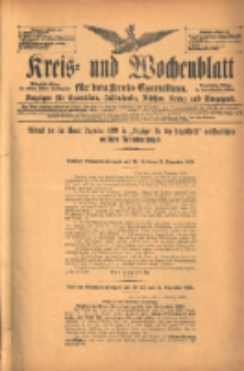 Kreis- und Wochenblatt für den Kreis Czarnikau: Anzeiger für Czarnikau, Schönlanke, Filehne, Kreuz, und Umgegend. 1899.12.12 Jg.47 Nr144